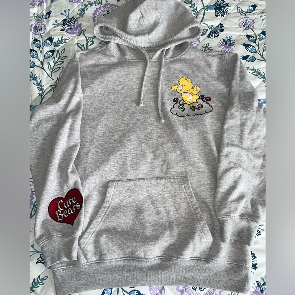 Care Bears Gray Hoodie 🩷 Size Small